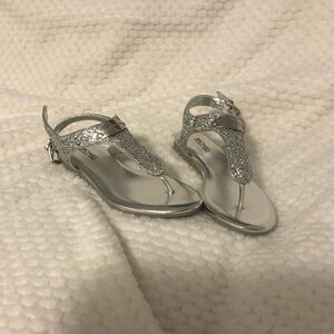 Michael kors silver sandles
